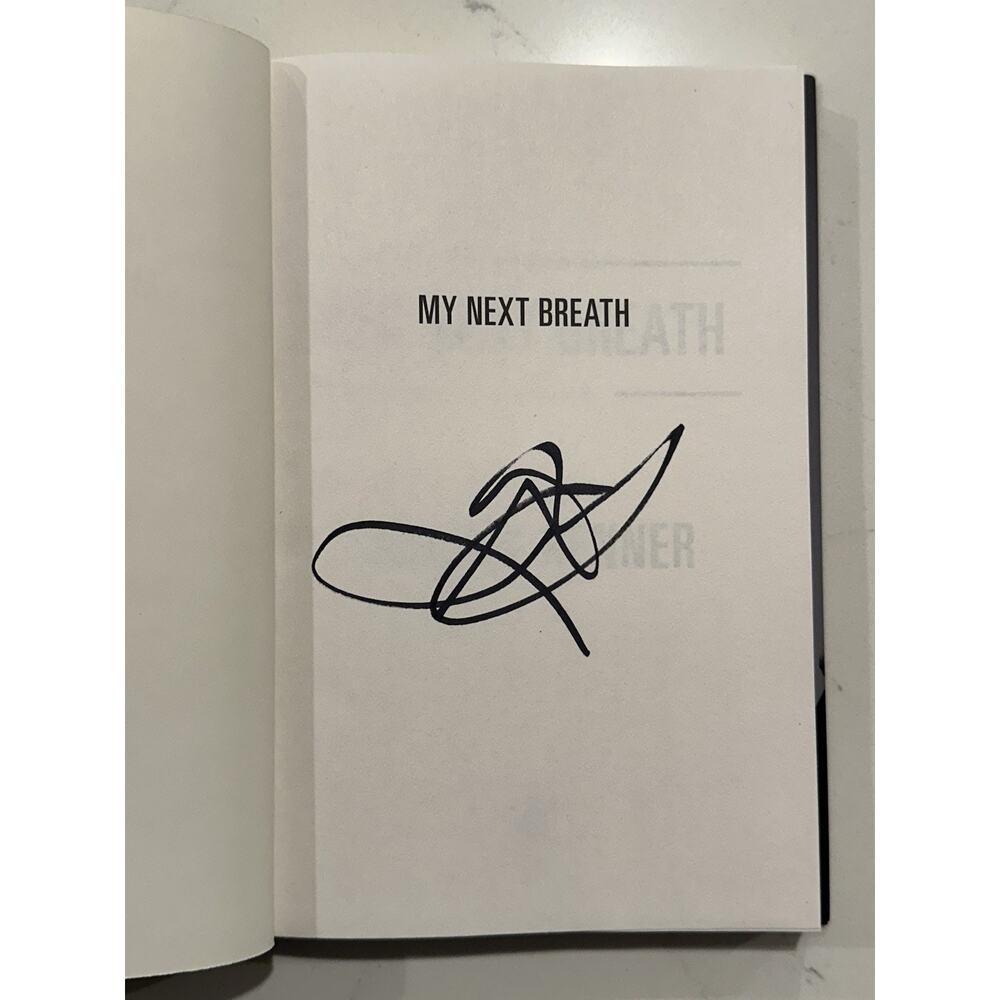 Jeremy Renner SIGNED BOOK My Next Breath Hardcover ~ AUTOGRAPHED #5 - Picture 3 of 10